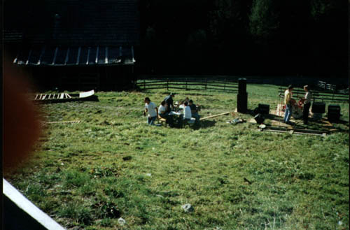 band and visitors